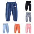 thumbnail image 1 of Byoo Big Girl's Split Hem Cropped Casual Pants Solid Wide Leg Summer Outings Daily Bottoms,Dark Blue, 1 of 3