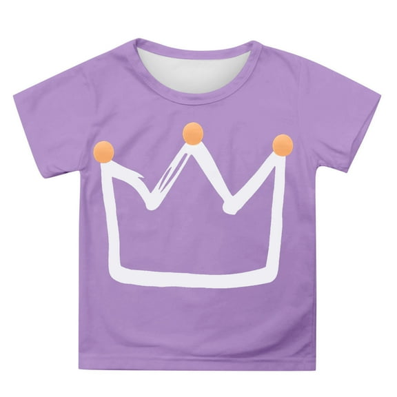 Byoo Big Girls Birthday T Shirt Cotton Graphic Tee Short Sleeve Round Neck Soft Tshirt