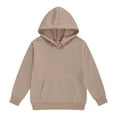 thumbnail image 1 of Byoo Big Girls Hoodie Kids Solid Casual Hooded Sweatshirt Long Sleeve Pullover Top, 1 of 4