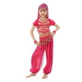 thumbnail image 1 of Byoo Big Girls Outfit Set Stage Sequin Mesh Dance Short Sleeve Top Pants Set for Kids, 1 of 2
