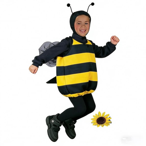 Byoo Boy Bumble Bee Outfit Set with Wings Antennae Dress Up Role Play Clothes Set