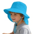 thumbnail image 1 of Byoo Boy Neck Flap Sun Protection Bucket Hat Wide Curved Brim Adjustable Fishing Camping Caps, 1 of 4