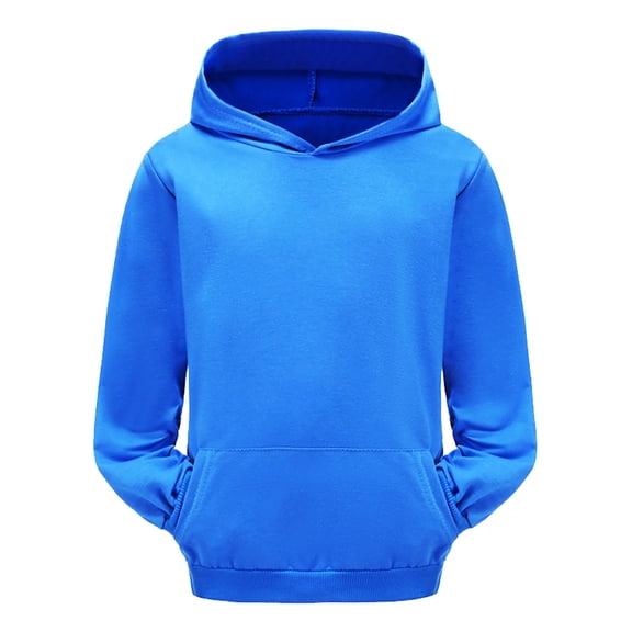 Byoo Child Kids Hoodie Boys Girls Solid Basic Casual Hooded Sweatshirt Soft Pullover Top