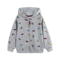 thumbnail image 1 of Byoo Cute Dinosaur Print Hoodie Sweatshirts for Toddler Boys Zip Up Long Sleeve Hooded Pockets Graphic Jacket Soft Comfy Sweatshirt, 1 of 6