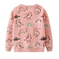 thumbnail image 1 of Byoo Dinosaur Graphic Big Girls Sweatshirt Crewneck Long Sleeve Pullover Top Sports Soft Daily Top, 1 of 6