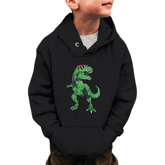 Byoo Toddler Boys Dinosaur Hoodie Casual Sports Hooded Sweatshirt Long Sleeve Pullover Top