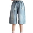 thumbnail image 1 of Byoo Gradient Dye Overalls Shorts for Toddler Girls Solid Adjustable Strap Casual Shorts Outdoor Play Bottoms,Light Blue, 1 of 8