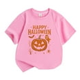 thumbnail image 1 of Byoo Halloween Pumpkin T-Shirt for Boys Short Sleeve Round Neck T Shirt Cotton Tee Top, 1 of 4