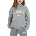 thumbnail image 1 of Byoo Hoodie Sweatsuit Set for Toddler Girls Letter Printed Pocket Tough Sweatshirt Sweatpants Outfit Soft Sport Kids Outfit Set, 1 of 4