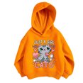 thumbnail image 1 of Byoo Hoodie for Girl Cute Cat Print Casual Pullover Hooded Sweatshirt Tracksuit for Kids Comfortable Sports Shirt, 1 of 3