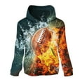 thumbnail image 1 of Byoo Boys Hoodie Football Sports Hooded Sweatshirt Active Comfortable Pullover Top, 1 of 2