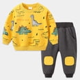 thumbnail image 1 of Byoo Boys Tracksuit Casual Long Sleeve Dinosaur Print Sweatshirt Sweatpants Set, 1 of 3