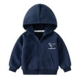 thumbnail image 1 of Byoo Girls Full Zip Hoodie Long Sleeve Dinosaur Print Hooded Sweatshirt Fall Jacket, 1 of 4
