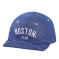 thumbnail image 1 of Byoo Kid's Breathable Mesh Baseball Hat Boston Letter Embroidery Foldable Brim Summer Daily Casual Caps, 1 of 4