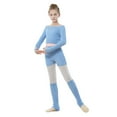 thumbnail image 1 of Byoo Kids Girl's Ballet Sweater Pants Outfits Knitted Soft Warm Up Active Pullover 2Pcs Set, 1 of 7