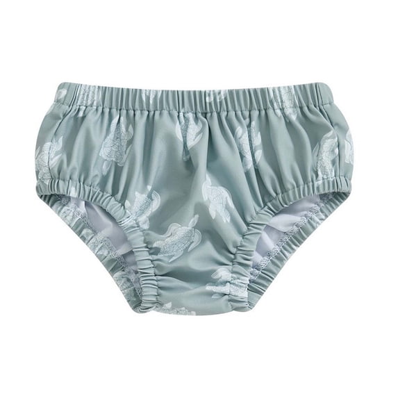 Byoo Leakproof Swim Diaper for Girls Soft Stretchy Quick Dry Pool Beach Swim Training Bottoms Swim Briefs ,Green