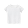 thumbnail image 1 of Byoo Little Boy Solid Color Basic T-Shirt Soft Basic Short Sleeve Crew Neck Pullover Tee Shirt Casual T Shirt for Kids, 1 of 2