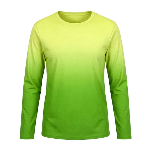 Byoo Little Boy UPF 50+ Sun Swim Shirt Rash Guard Swimwear Gradient Long Sleeve Beach T Shirt,Green