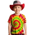 thumbnail image 1 of Byoo Little Boy's Tie Dye Graphic Tees Short Sleeve Crew Neck Loose Fit T Shirts Soft Breathable Retro Pullover Tees Top, 1 of 5
