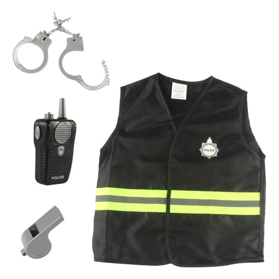 Byoo Little Boys Outfit Sets Career Police Role Vest for Children Sets Warm Soft 1PC Clothing Sets