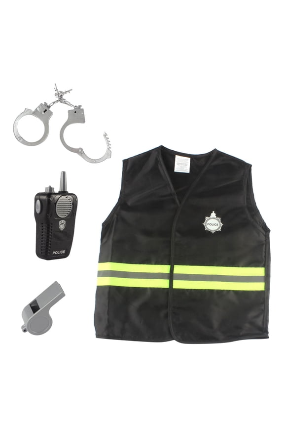 Little Boys Outfit Sets Career Police Role Vest for Children Sets Warm Soft 1PC Clothing Sets
