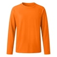 thumbnail image 1 of Byoo Little Boys UPF 50+ Quick Dry Rash Guard Long Sleeve Crew Neck Beach Pool Swim Shirt,Orange, 1 of 7