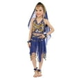 thumbnail image 1 of Byoo Little Girls Outfits Belly Dance Sequin Mesh Camisole Top Skirt Dancewear for Kids, 1 of 3