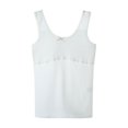 thumbnail image 1 of Byoo Little Girls Soft Cotton Tank Tops Solid Built In Shelf Bra Undershirts Daily Comfort Tshirts, 1 of 5