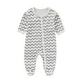 thumbnail image 1 of Byoo Newborn Boys Outfit Set Star Painted Long Sleeve Button Down Romper Cloth Set for Baby Comfortable Jumpsuit Outfits, 1 of 3