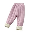 thumbnail image 1 of Byoo Puffer Pants for Teen Boys Warm Solid Color Lined Trousers Comfortable Kids Down Pants, 1 of 7