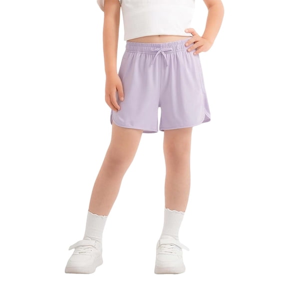Byoo Quick Dry Shorts for Big Girls Drawstring Elastic Waist Casual Summer Play Bottoms