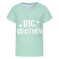 thumbnail image 1 of Byoo Summer Graphic T Shirt for Toddler Boys Big Brother Letter Print Short Sleeve Casual Tees, 1 of 3