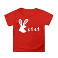 thumbnail image 1 of Byoo Summer Tops for Big Girl Easter Bunny Printed Round Neck Short Sleeve Casual Tshirts Loose Fit T Shirt ，10-11 T, 1 of 4
