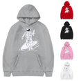 thumbnail image 1 of Byoo Boy's Trendy Hoodie Long Sleeve Astronaut Space Graphic Pullover School Casual Hooded Sweatshirt,Grey, 1 of 3