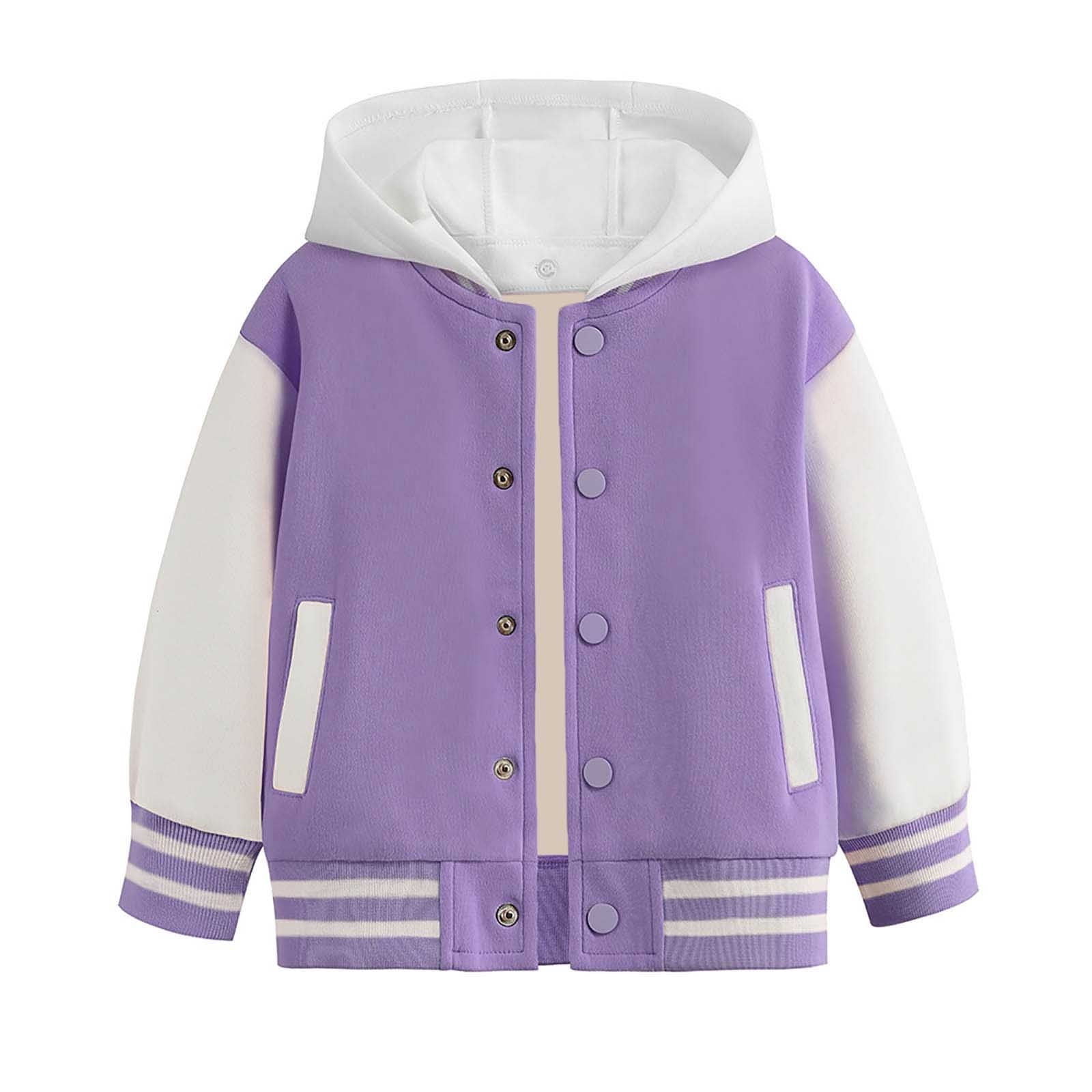 Byoo Teen Boys Baseball Jacket Colorblock Varsity Hoodie Cardigan ...