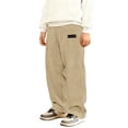 thumbnail image 1 of Byoo Boys Corduroy Pants Classic Solid Color Wide Straight Leg Pull-On Kids Trousers Durable Jogger PantsKhaki, 1 of 8