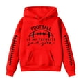 thumbnail image 1 of Byoo Teen Boys Sports Hoodie Football Print Hooded Sweatshirt Long Sleeve Pullover Top, 1 of 3