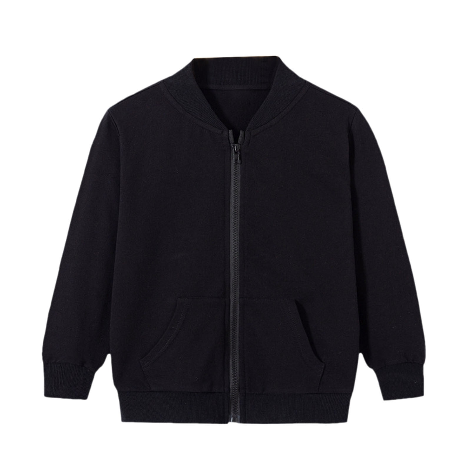 byoo-teen-girls-bomber-jacket-solid-color-varsity-zip-up-sweatshirt