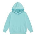 thumbnail image 1 of Byoo Toddler Boy Drawstring Hoodie Full Sleeve Solid Hoody Sweatshirts with Kangaroo Pocket Soft Pullovers Top,3-4T, 1 of 4