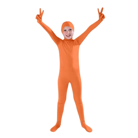 Byoo Toddler Boy Full Body Zentai Suit Stretch Skin Tight One-Piece Bodysuit Performance Role Play Outfit
