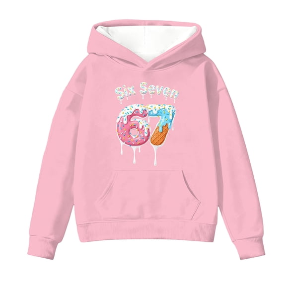 Byoo Toddler Boy Hoodie Number Graphic Pullover Hooded Full-Sleeves Kangaroo Pocket Sweatshirt Soft Casual Daily Top