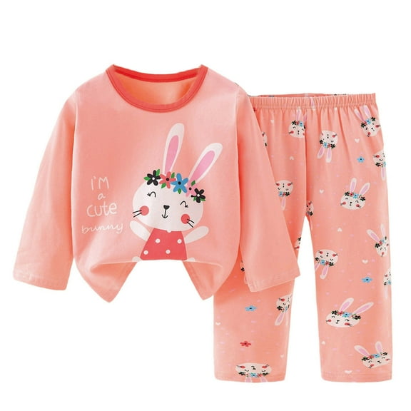 Byoo Toddler Boy Sleepwear Set Animal Painted Long Sleeve Soft Pullover Top Pants Loungewear Outfit Kids Cute Comfortable Outfit