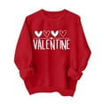 thumbnail image 1 of Byoo Toddler Boy Valentine's Day Sweatshirt Cute Funny Letter Printed Full-Sleeve Oversized Pullover Sweatshirt Kids Daily Top, 1 of 3
