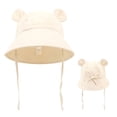 thumbnail image 1 of Byoo Toddler Boy's UPF 50+ Sun Hat Wide Brim Ear Decor Adjustable Outdoor Walking Hats, 1 of 2