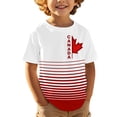 thumbnail image 1 of Byoo Toddler Boys Canada Maple Leaf Print T-Shirts Crew Neck Short Sleeve Casual Kids Tops, 1 of 4
