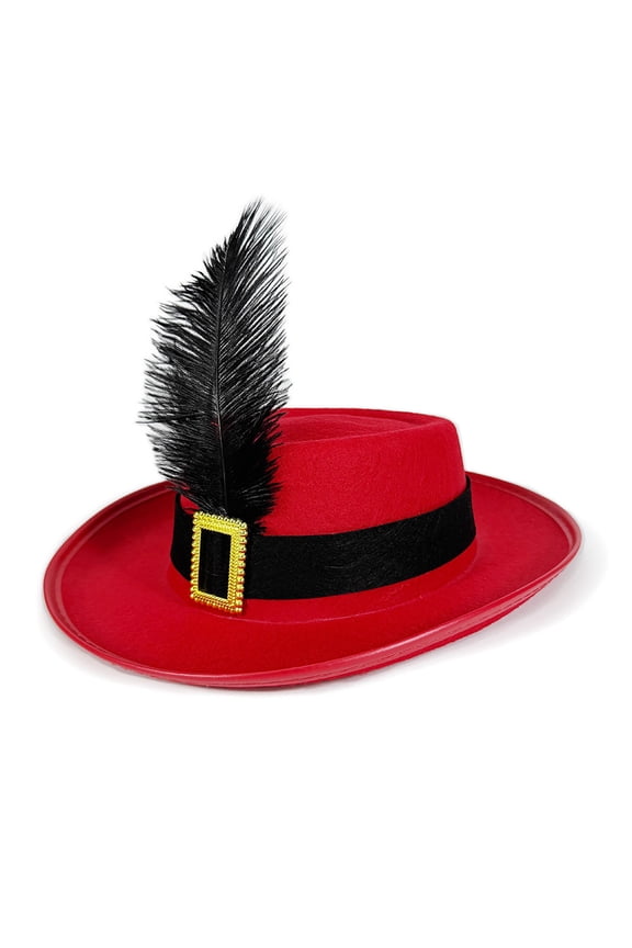 Toddler Boys Feather Decorated Top Hat Wide Brim Vintage Western Fashion Top Hats