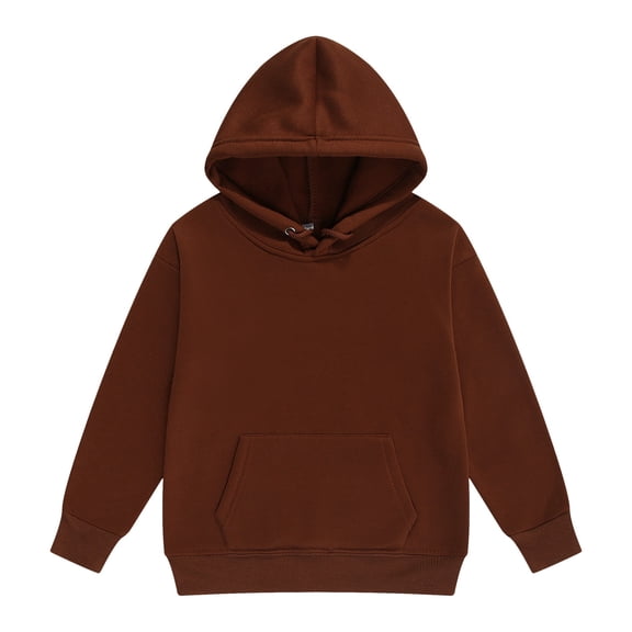 Byoo Toddler Boy Drawstring Hoodie Full Sleeve Solid Hoody Sweatshirts with Kangaroo Pocket Soft Pullovers Top,2-3T