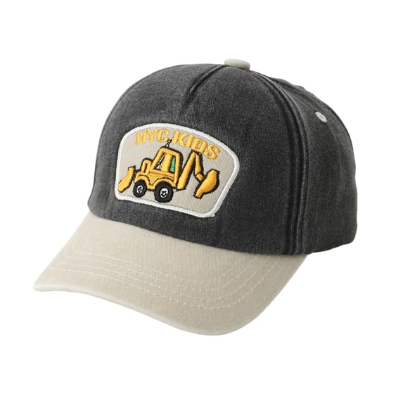 Byoo Toddler Boys Loader Patch Baseball Hat Two Tone Layout Seaside Outdoor Baseball Hats