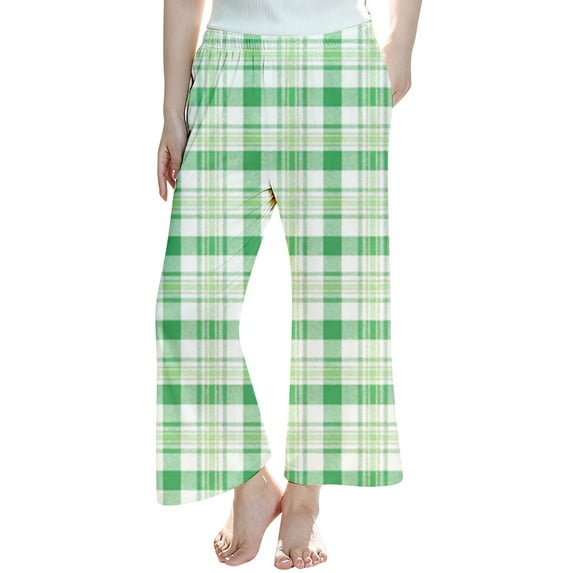 Byoo Toddler Boys Sleepwear Pants Plaid Graphic Basic Baggy Straight ...