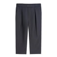 thumbnail image 1 of Byoo Toddler Boys' Solid Color Dress Pants Formal Button Wide Leg Straight Fit Trousers, 1 of 3